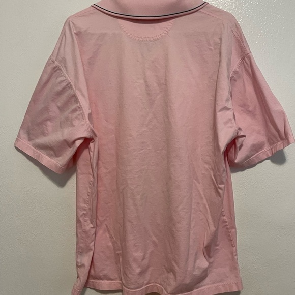 Greg Norman Dusty Pink Collared Short Sleeve Tee Size Large - Picture 2 of 5